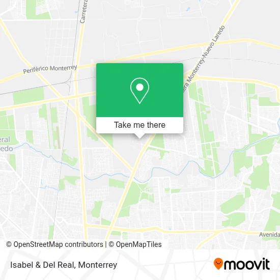 Isabel & Del Real map