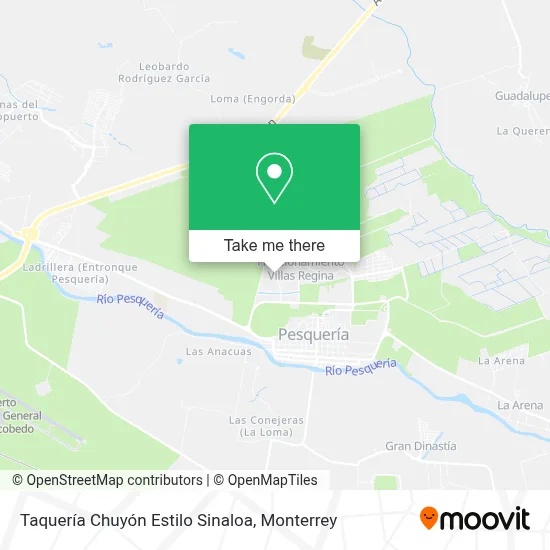 Taquería Chuyón Estilo Sinaloa map