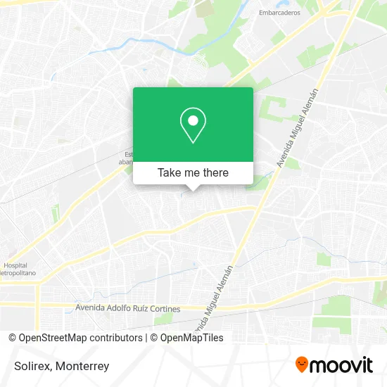 Solirex map