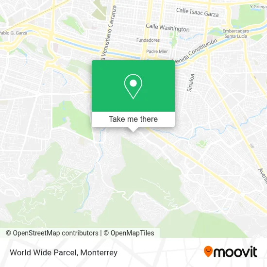 World Wide Parcel map