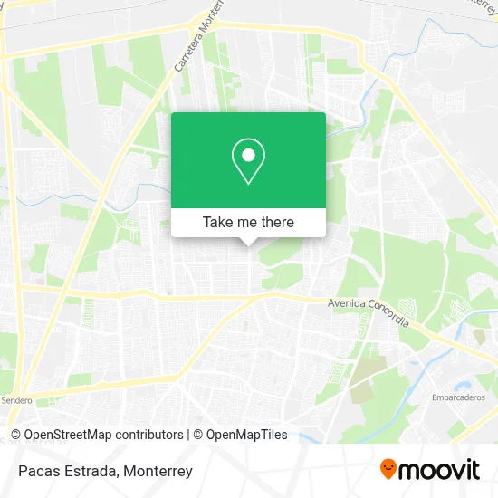 Pacas Estrada map