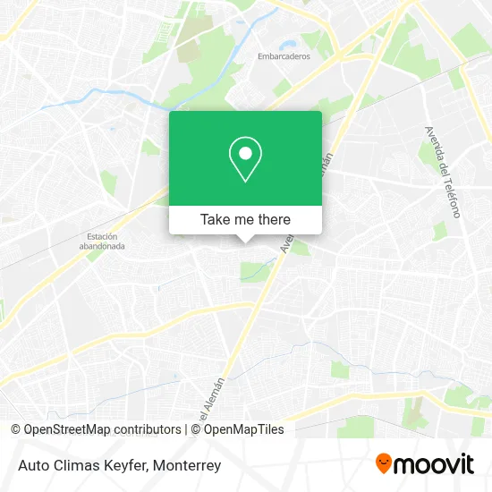 Auto Climas Keyfer map