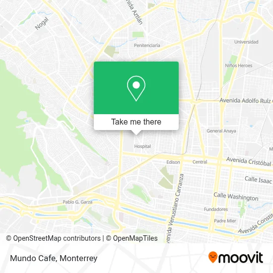 Mundo Cafe map