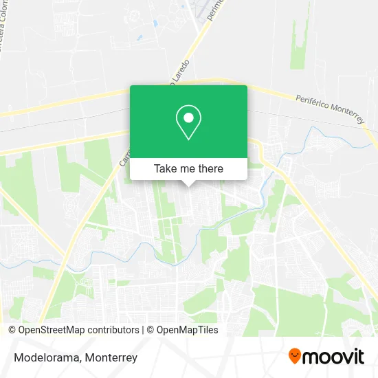 Modelorama map