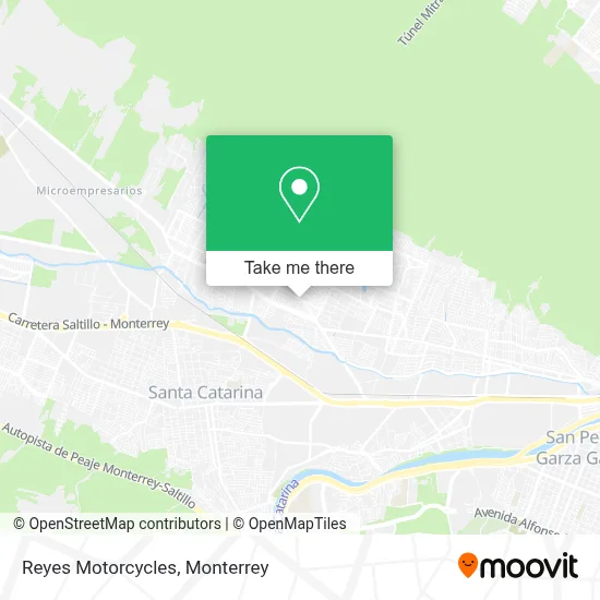 Reyes Motorcycles map