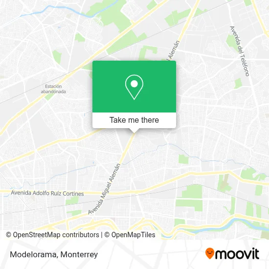 Modelorama map