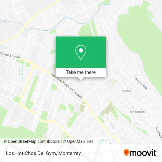 Los Hot-Chos Del Gym map