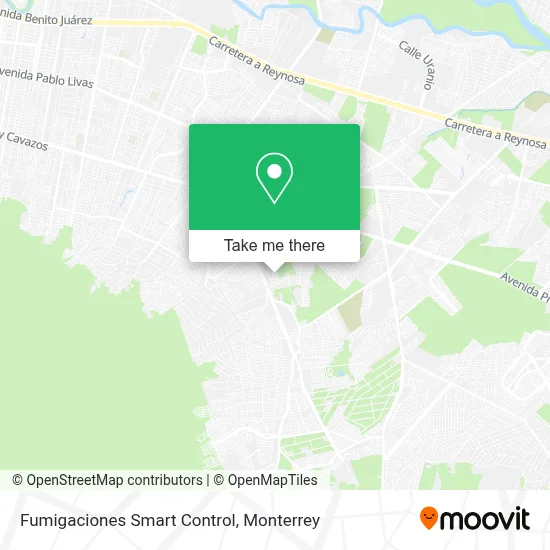 Fumigaciones Smart Control map