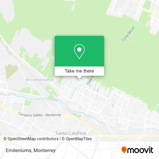 Emileniums map