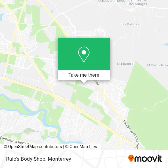 Rulo's Body Shop map
