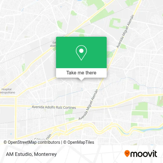 AM Estudio map