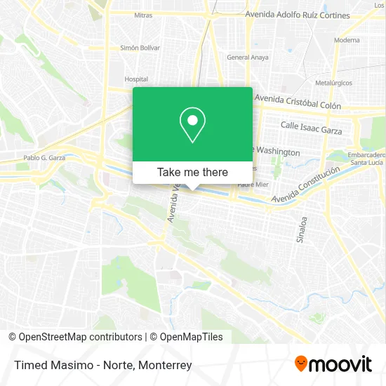Timed Masimo - Norte map