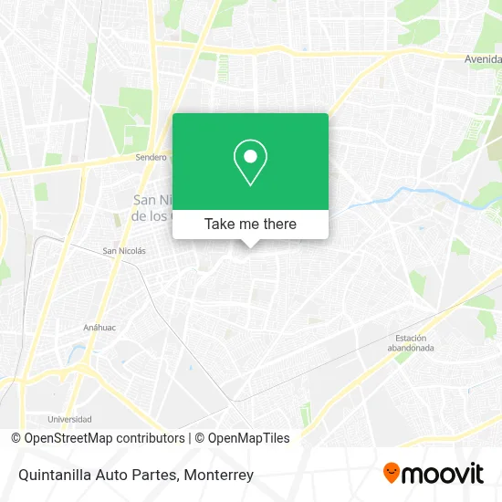 Quintanilla Auto Partes map