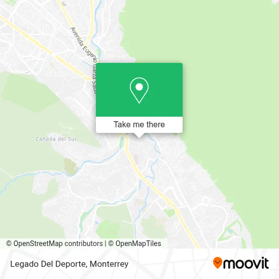 Legado Del Deporte map