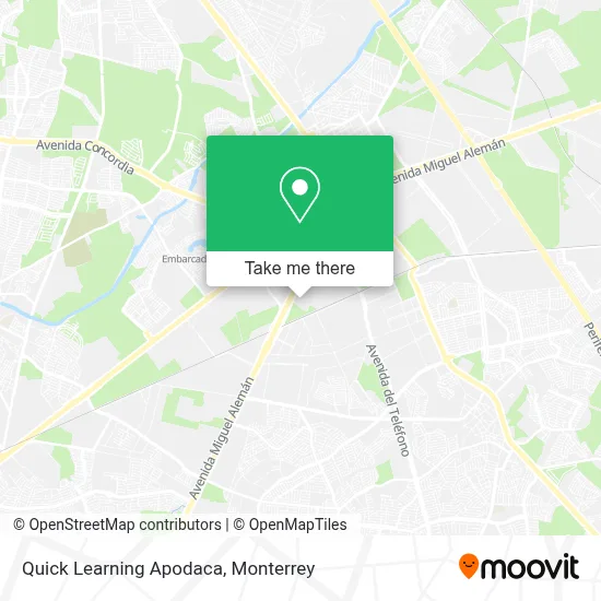 Quick Learning Apodaca map
