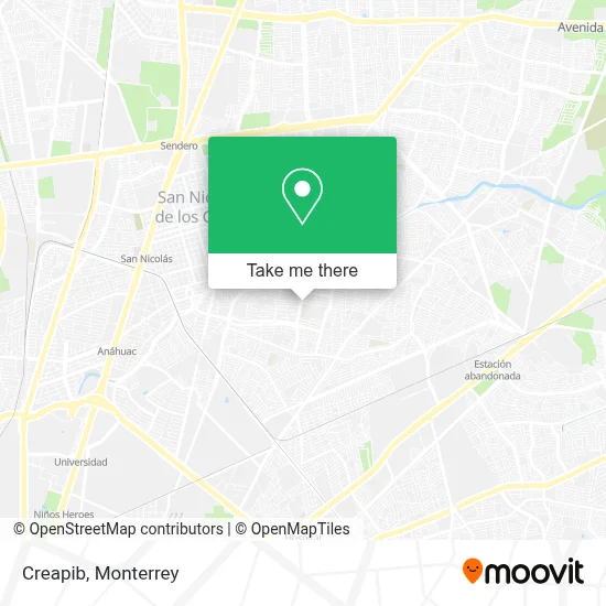 Creapib map