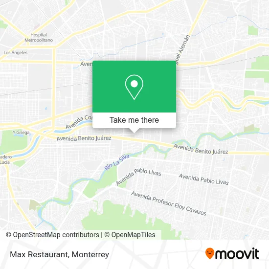 Restaurant Max map