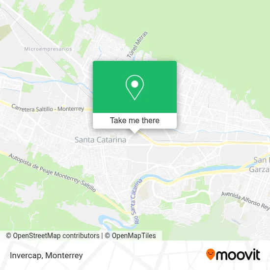 Invercap map