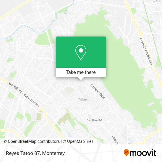 Reyes Tatoo 87 map