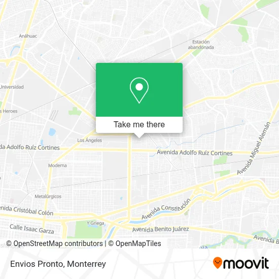 Envios Pronto map