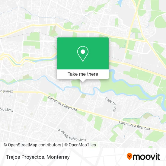 Trejos Proyectos map