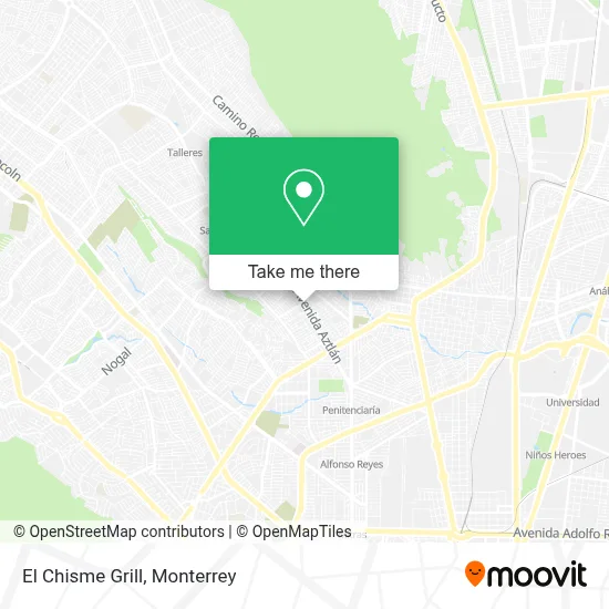 El Chisme Grill map