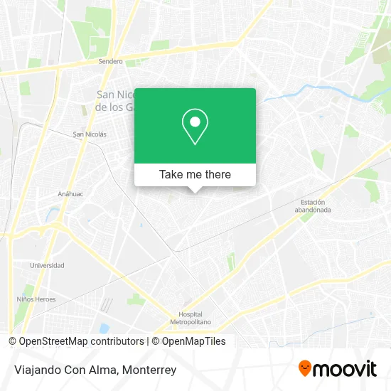 Viajando Con Alma map