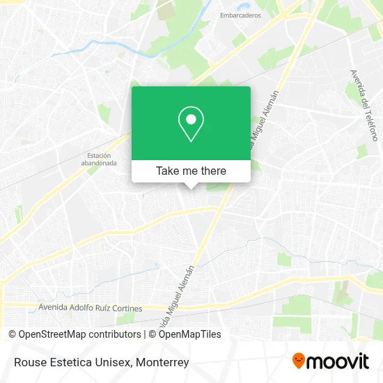 Rouse Estetica Unisex map