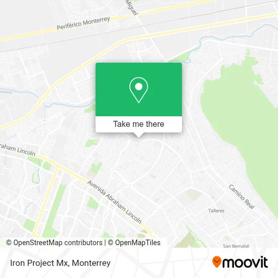 Iron Project Mx map