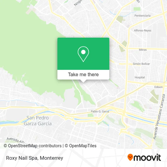Roxy Nail Spa map