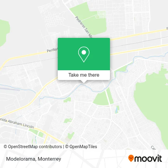 Modelorama map