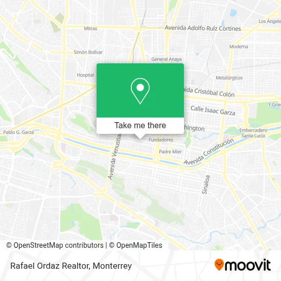 Rafael Ordaz Realtor map