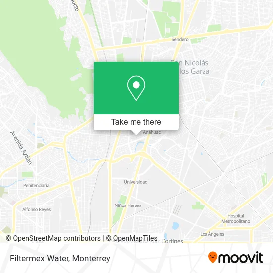 Filtermex Water map