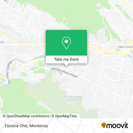 Florería Chic map