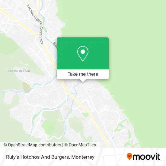 Ruly's Hotchos And Burgers map