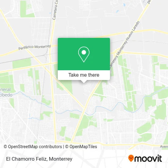 El Chamorro Feliz map