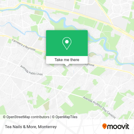 Tea Nails & More map
