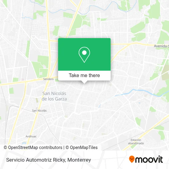 Servicio Automotriz Ricky map