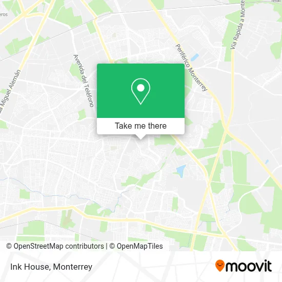 Ink House map