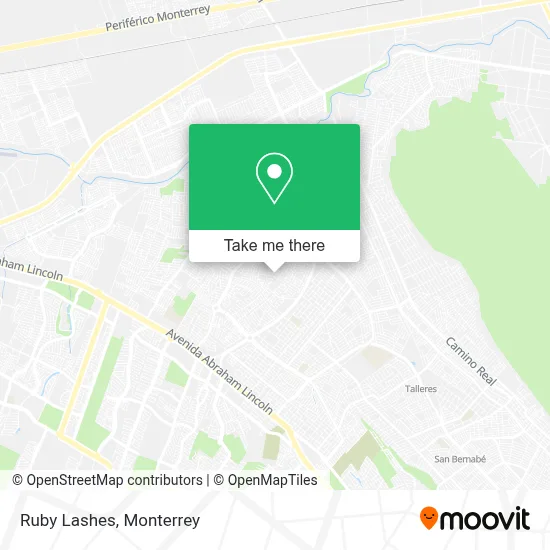 Ruby Lashes map