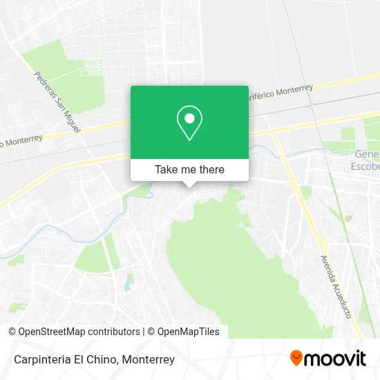 Carpinteria El Chino map