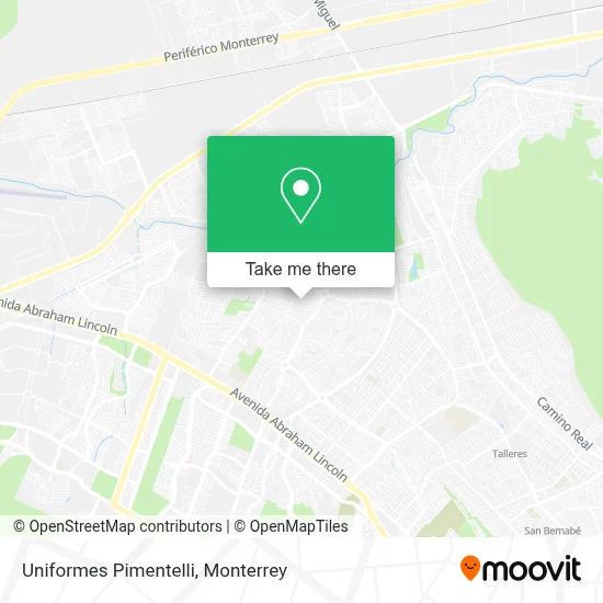 Uniformes Pimentelli map