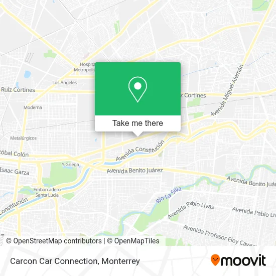 Carcon Car Connection map