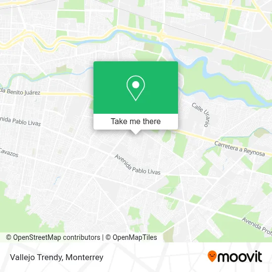 Vallejo Trendy map