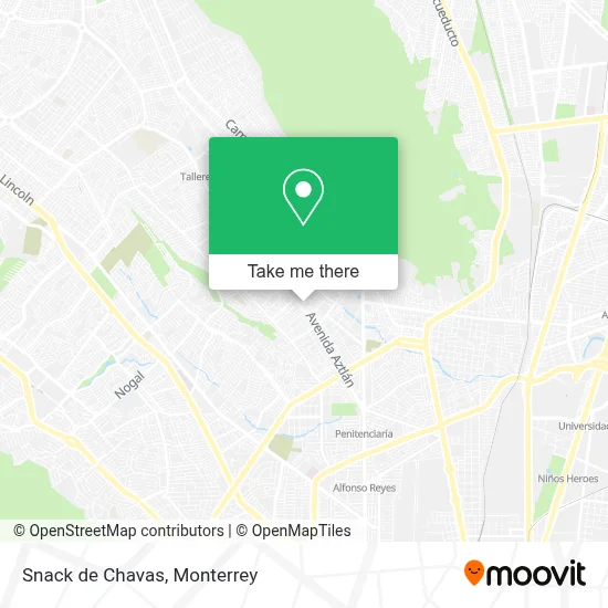 Snack de Chavas map