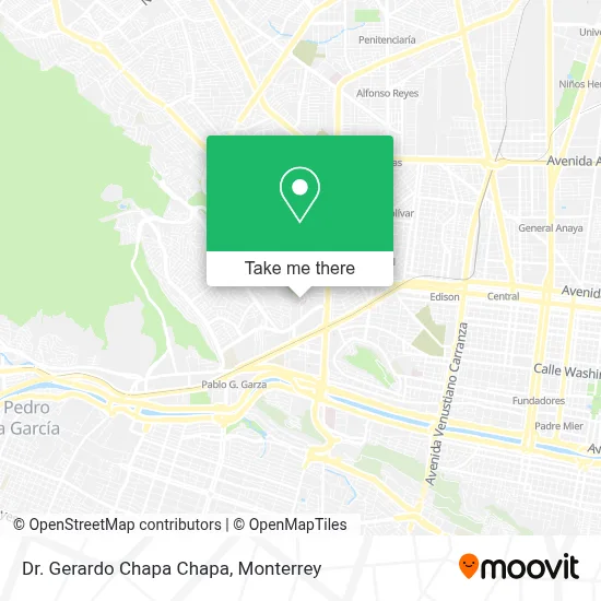 Dr. Gerardo Chapa Chapa map
