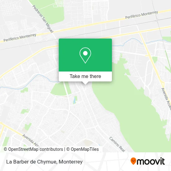La Barber de Chymue map