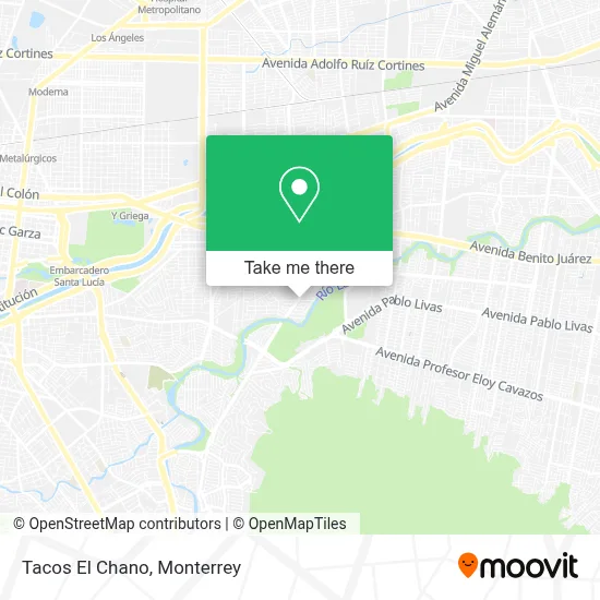 Tacos El Chano map