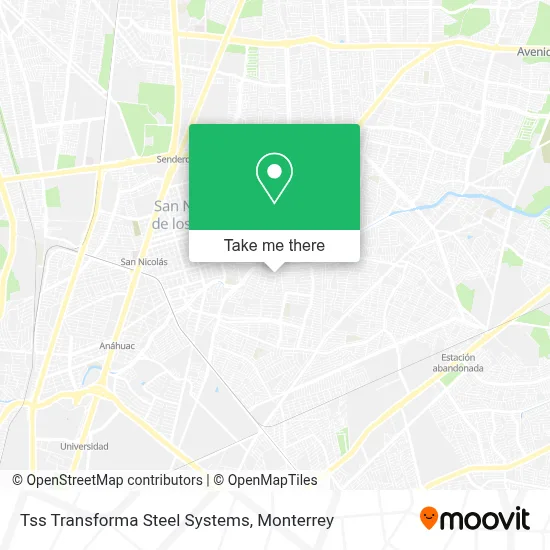 Tss Transforma Steel Systems map