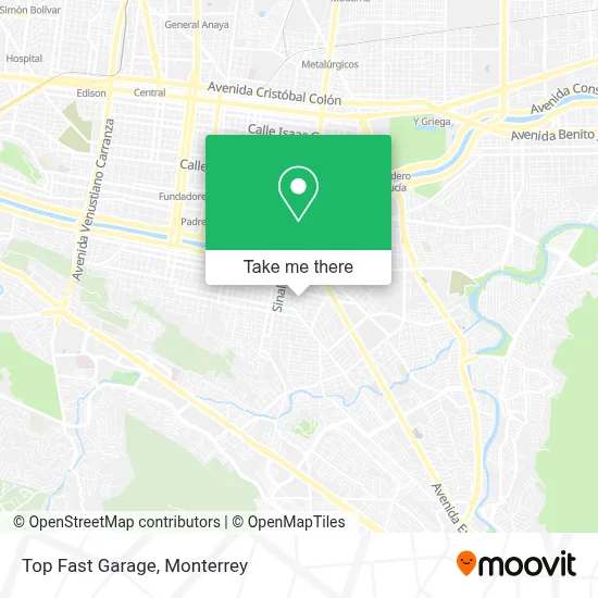 Top Fast Garage map